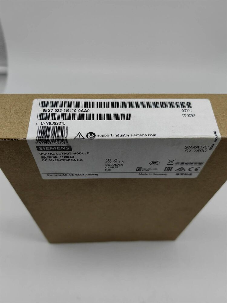 New Siemens Digital Input Module 6ES7522-1BL10-0AA0 6ES7 522-1BL10-0AA0 In stock Fedex / DHL