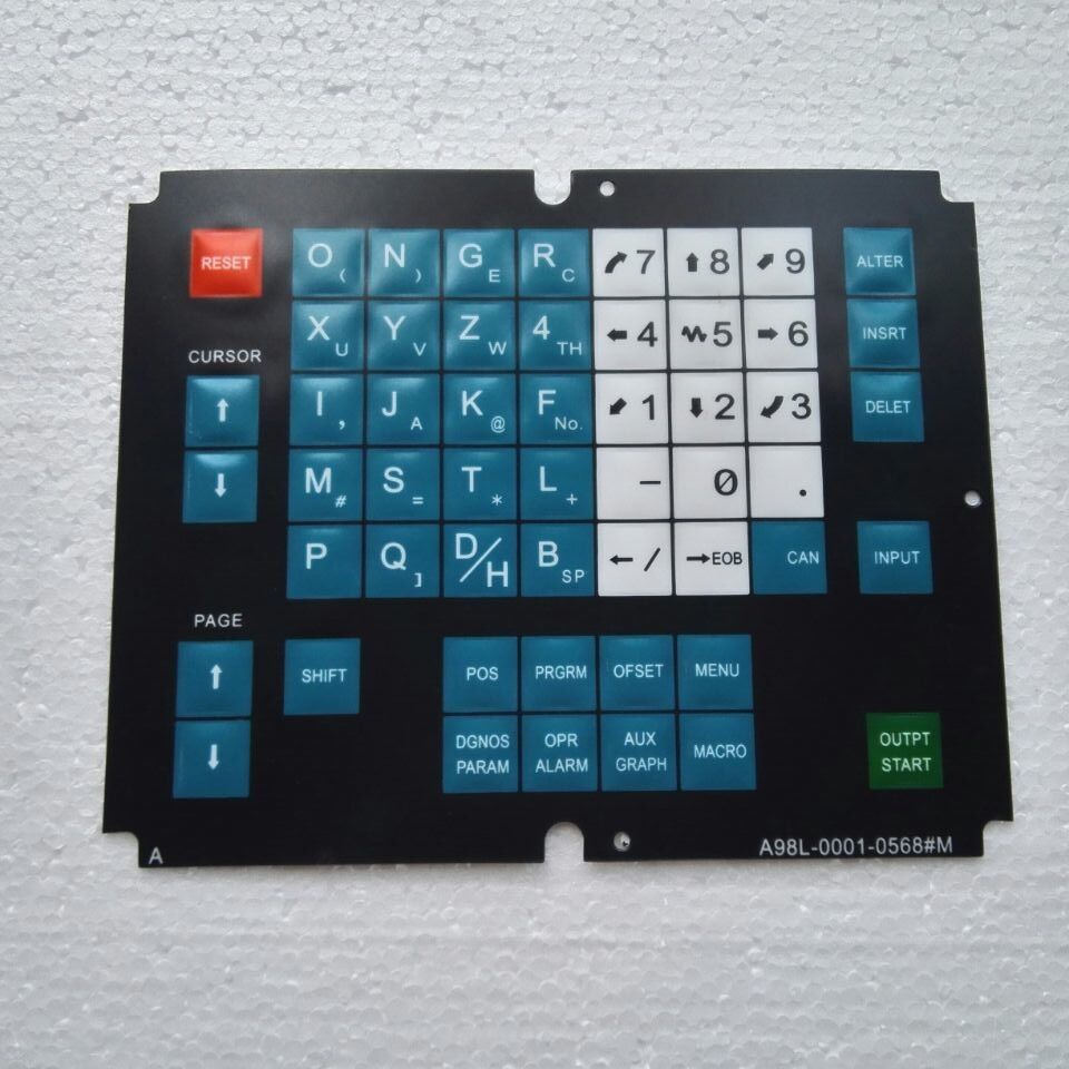 For FANUC A98L-0001-0568#M Membrane Operator Keypad Keyboard A98L00010568#M DHL / UPS / FedEx