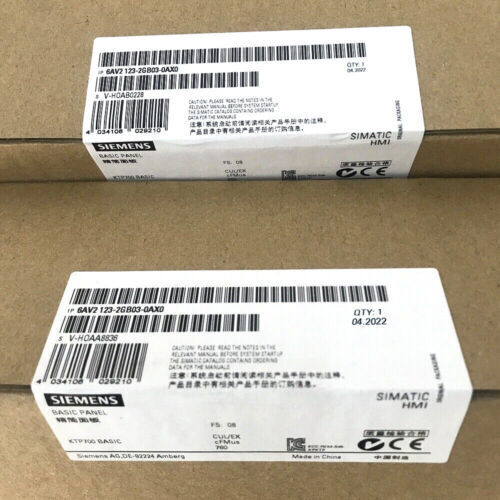 New Siemens 6AV2123-2GB03-0AX0 6AV21232GB030AX0 SIMATIC HMI KTP700 Basic Panel