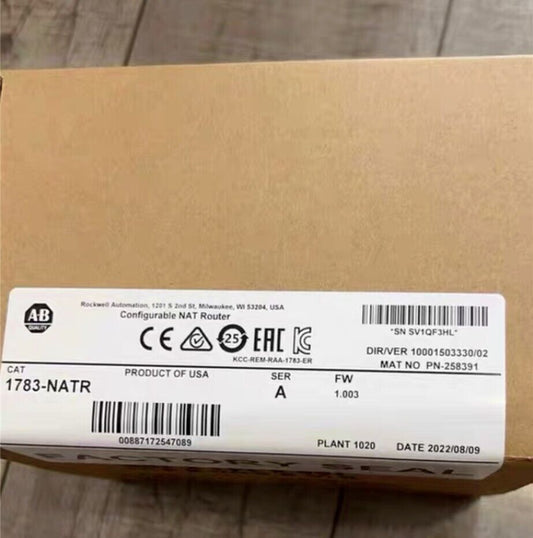 New Factory Sealed AB 1783-NATR SER A Configurable NAT Router Module Fedex or DHL