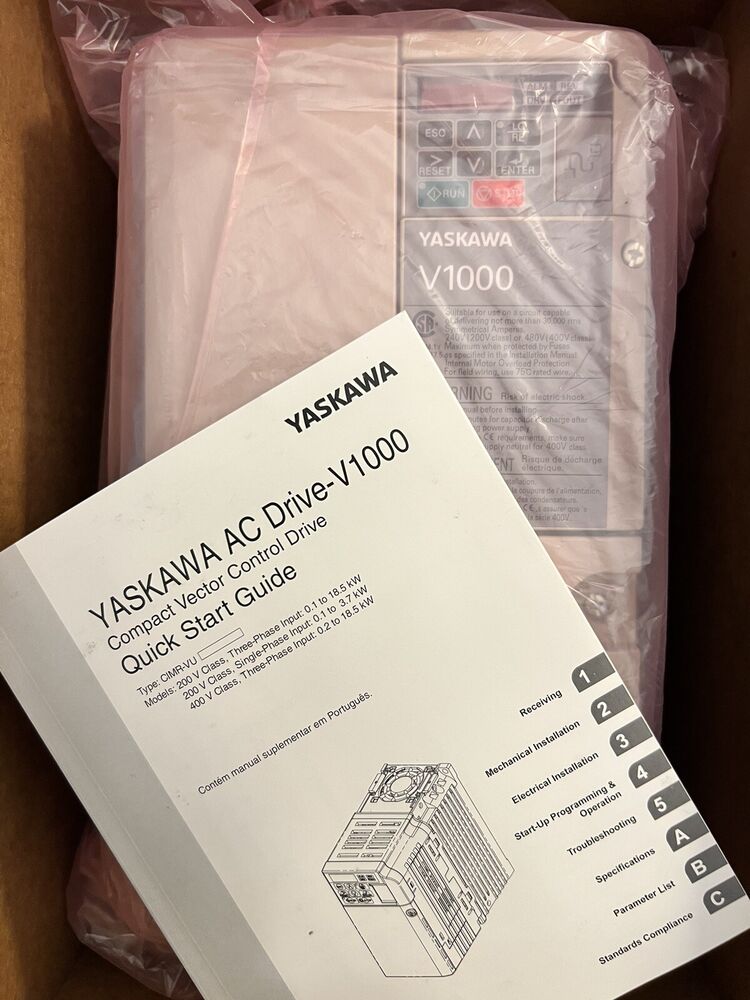 1PC New Yaskawa CIMR-VU4A0023FAA Inverter Expedited Shipping