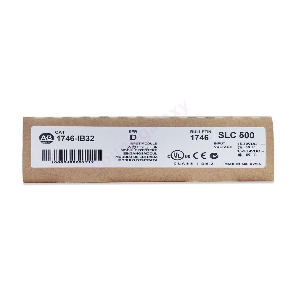 1PCS Factory Sealed Allen-Bradley AB 1746-IB32 SER D SLC500 PLC Input Module New DHL / UPS / FedEx