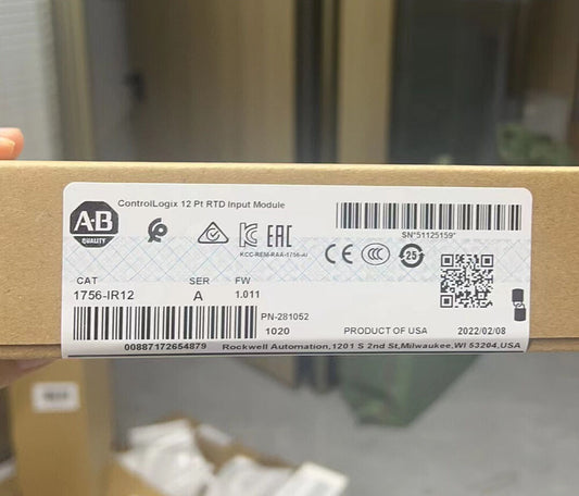 1PC NEW Allen-Bradley 1756-IR12 /A ControlLogix Non-Isolated RTD Input 1756IR12 DHL / UPS / FedEx