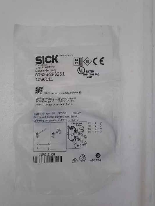 1PC New SICK WTB2S-2P3251 Photoelectric Sensor WTB2S2P3251 DHL / UPS / FedEx