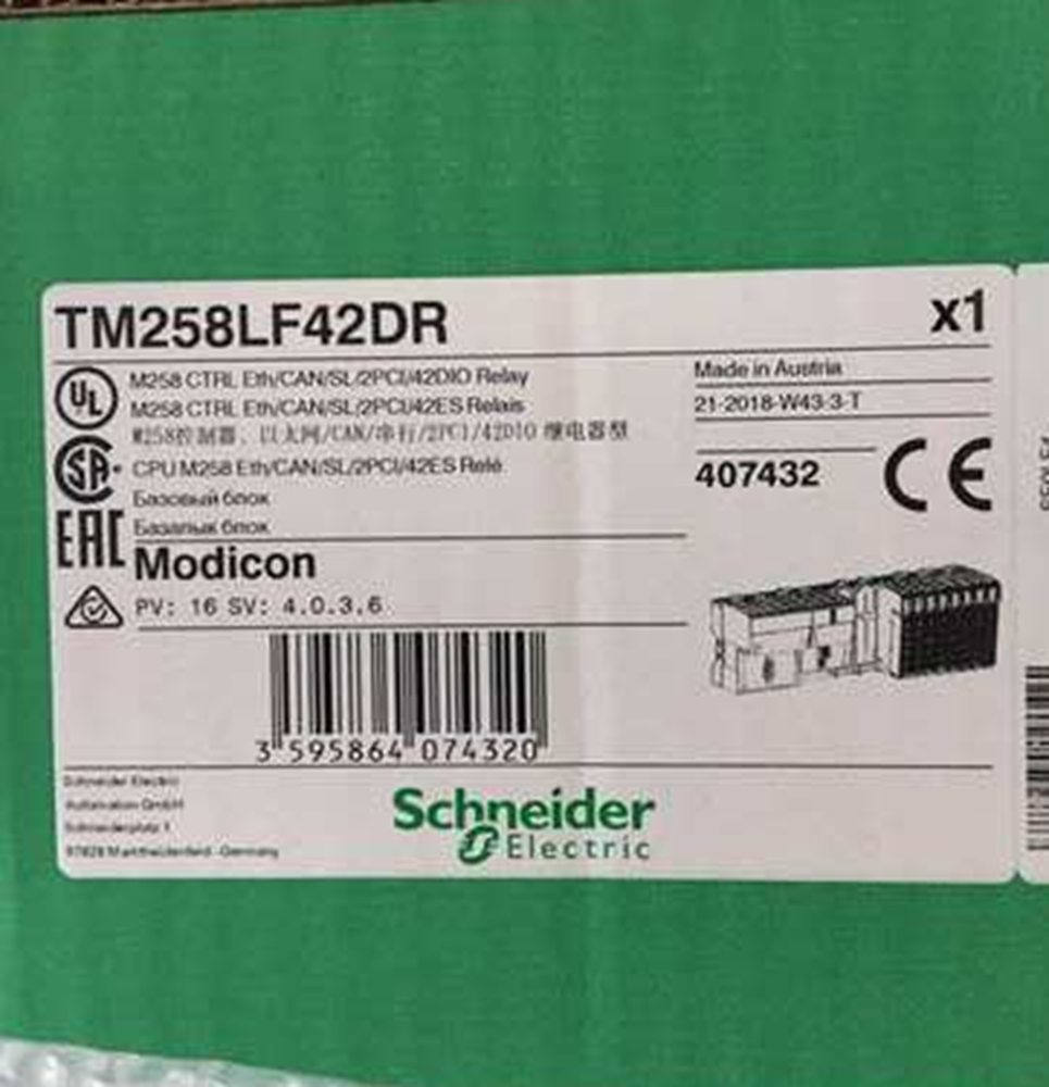 NEW SCHNEIDER TM258LF42DR PLC Programmable Controller DHL / UPS / FedEX