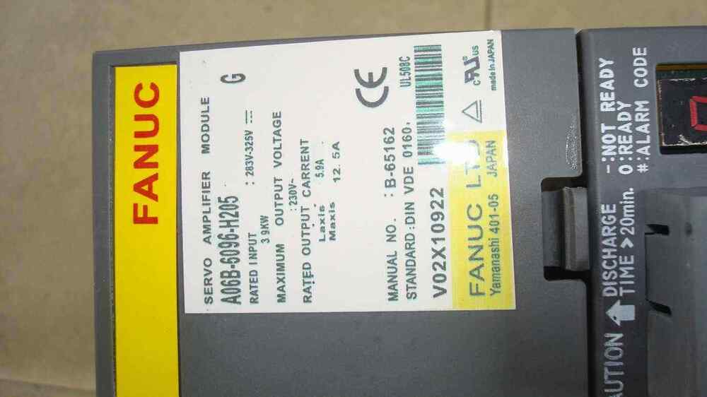 USED FANUC SERVO AMPLIFIER MODULE A06B-6096-H205 FREE EXPEDITED SHIPPING DHL / UPS / FedEx