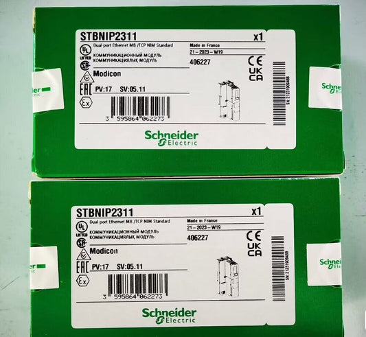 Schneider STBNIP2311 Dual-port Ethernet STBNIP2311 New In Box Expedited Shipping UPS / DHL / Fedex