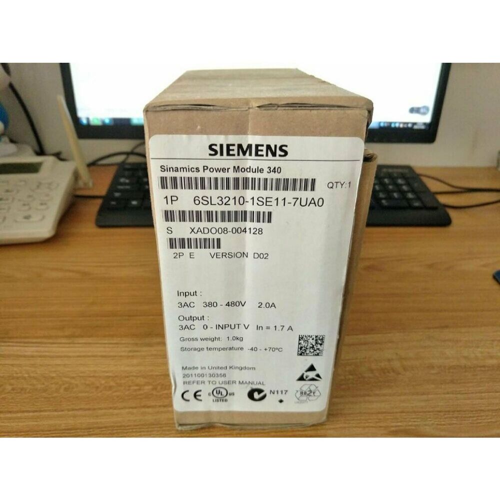 New Siemens 6SL3 210-1SE11-7UA0 6SL3210-1SE11-7UA0 converter Power Module PM340