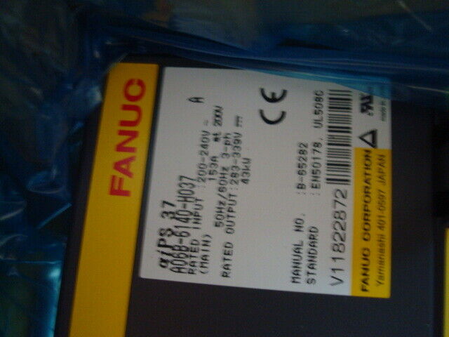 NEW FANUC SERVO AMPLIFIER A06B-6140-H037 A06B6140H037 FREE EXPEDITED SHIPPING DHL / UPS / FedEx