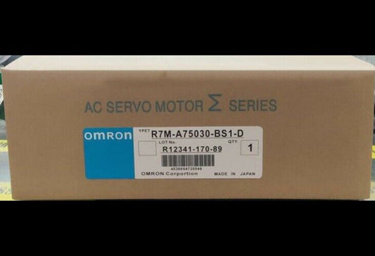 OMRON R7M-A75030-BS1-D Servo Motor 1 year warranty By  UPS / DHL / Fedex