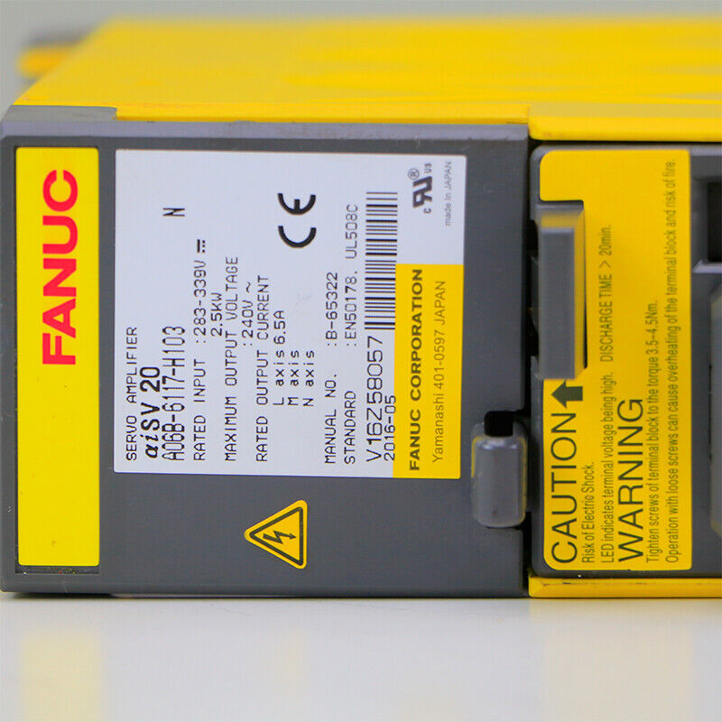 FANUC A06B-6117-H103 Used Servo Amplifier Unit Good Condition A06B6117H103 UPS / DHL / Fedex