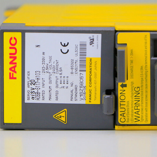 FANUC A06B-6117-H103 Used Servo Amplifier Unit Good Condition A06B6117H103 UPS / DHL / Fedex