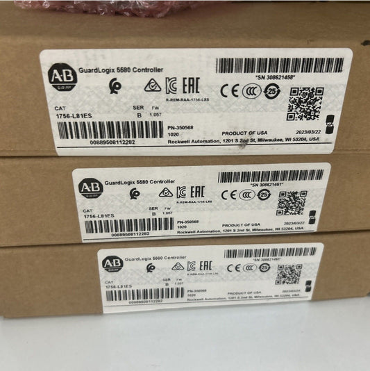 1PCS Allen Bradley 1756-L81ES GuardLogix 5580 Controller FREE SHIP BRAND NEW US Fedex or DHL