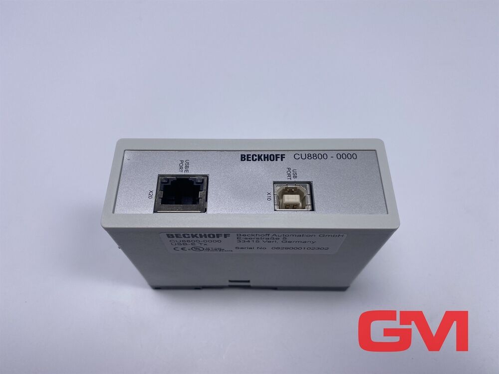 Beckhoff Usb-Lan-Adapter CU8800-0000 Ethernet Cntroller USB-E Tx USB 2.0 IP20