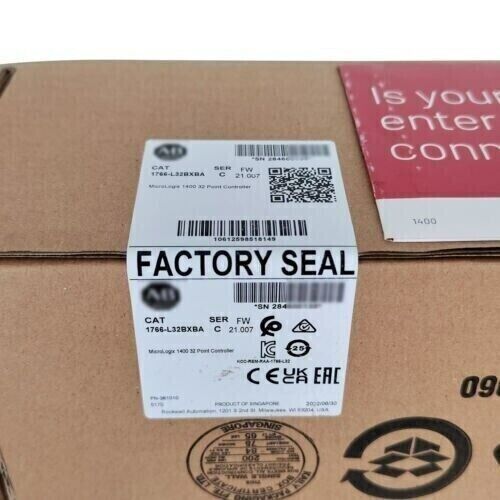 New Allen-Bradley 1766-L32BXBA SER C MicroLogix 1400 Controller 1766L32BXBA US DHL / UPS / FedEx