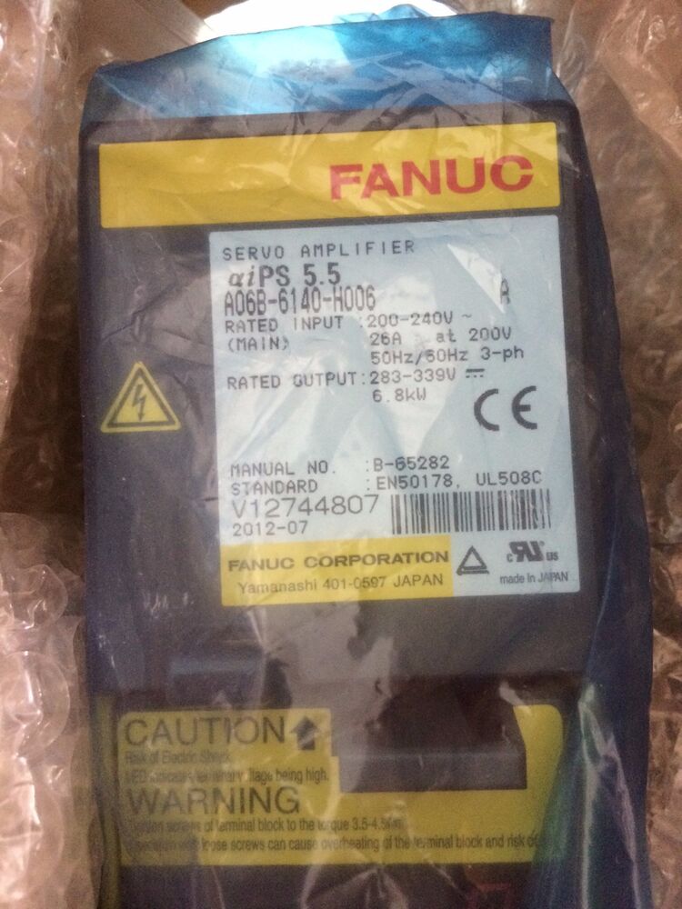 NEW ORIGINAL FANUC SERVO AMPLIFIER MODULE A06B-6140-H006 FREE EXPEDITED SHIPPINGDHL / UPS / FedEx