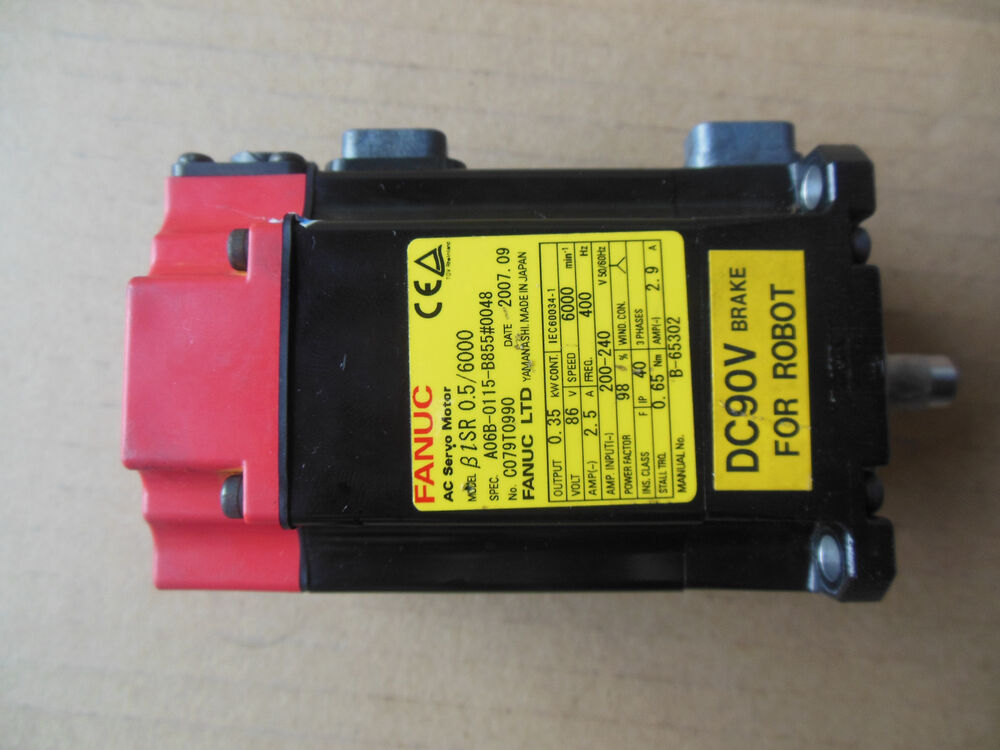 FANUC A06B-0115-B855#0048 Servo Motor A06B0115B855#0048 Expendited ShippingDHL / UPS / FedEx