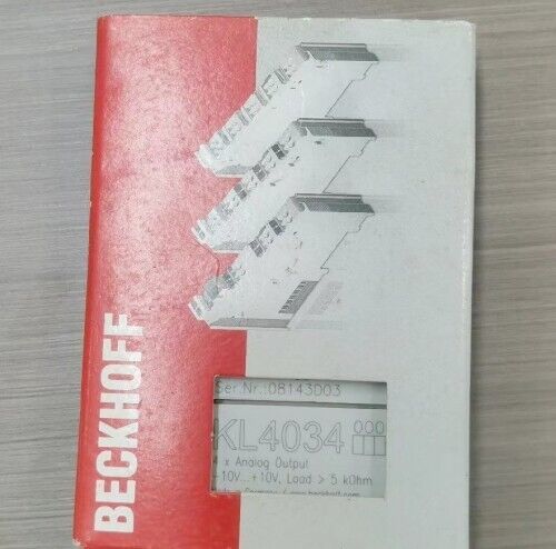 1PC New In Box Beckhoff KL4034 PLC Module Fast Free Shipping UPS / DHL / Fedex