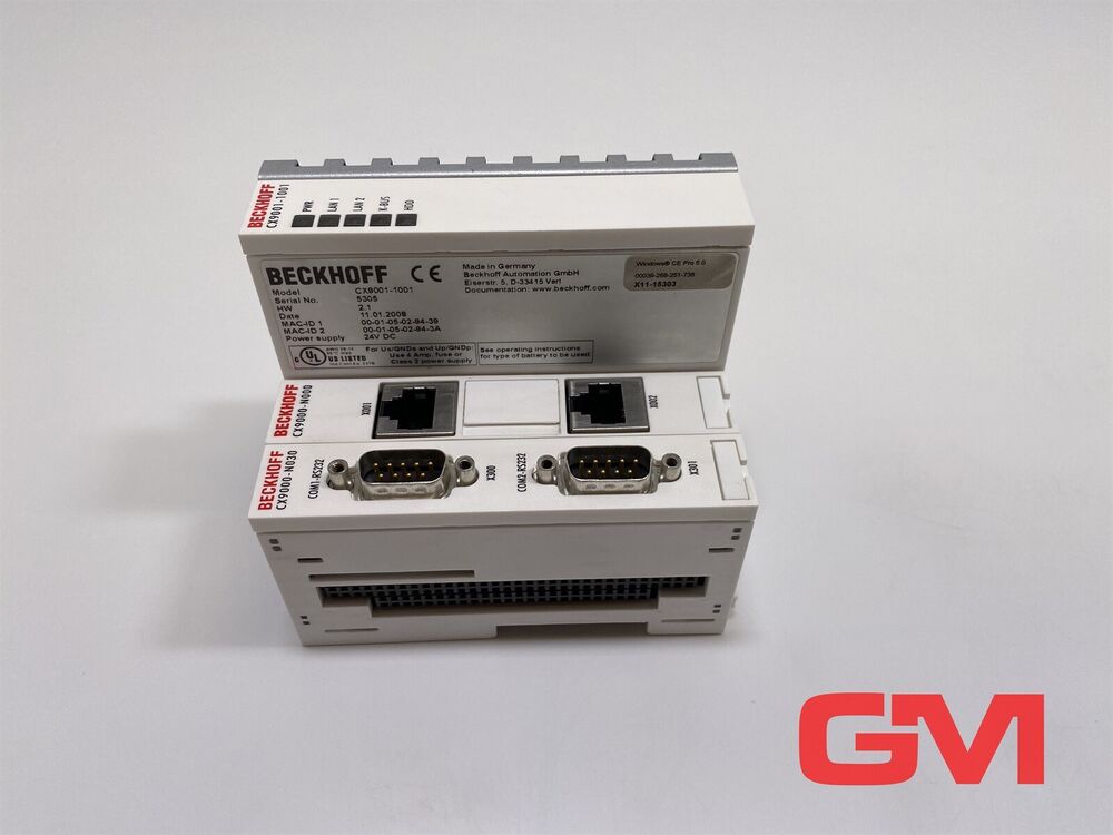 Beckhoff Control Unit CX9001-1001 Module Set CX9000-N030 CX9000-N000 Hw 2.1 Unit