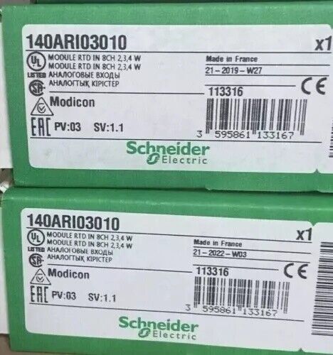 140ARI03010 Schneider Electric New Seal Programmable Logic Controller Module UPS / DHL / Fedex