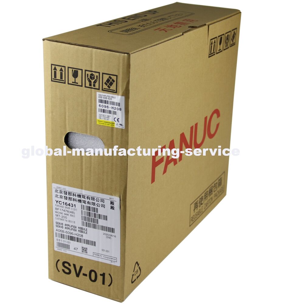 New In Box FANUC A06B-6096-H208 Servo Amplifier DHL / UPS / FedEx