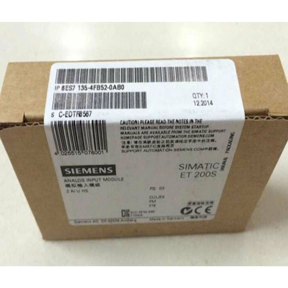 New Siemens 6ES7135-4FB52-0AB0 Electronics module for ET200S 6ES7 135-4FB01-0AB0