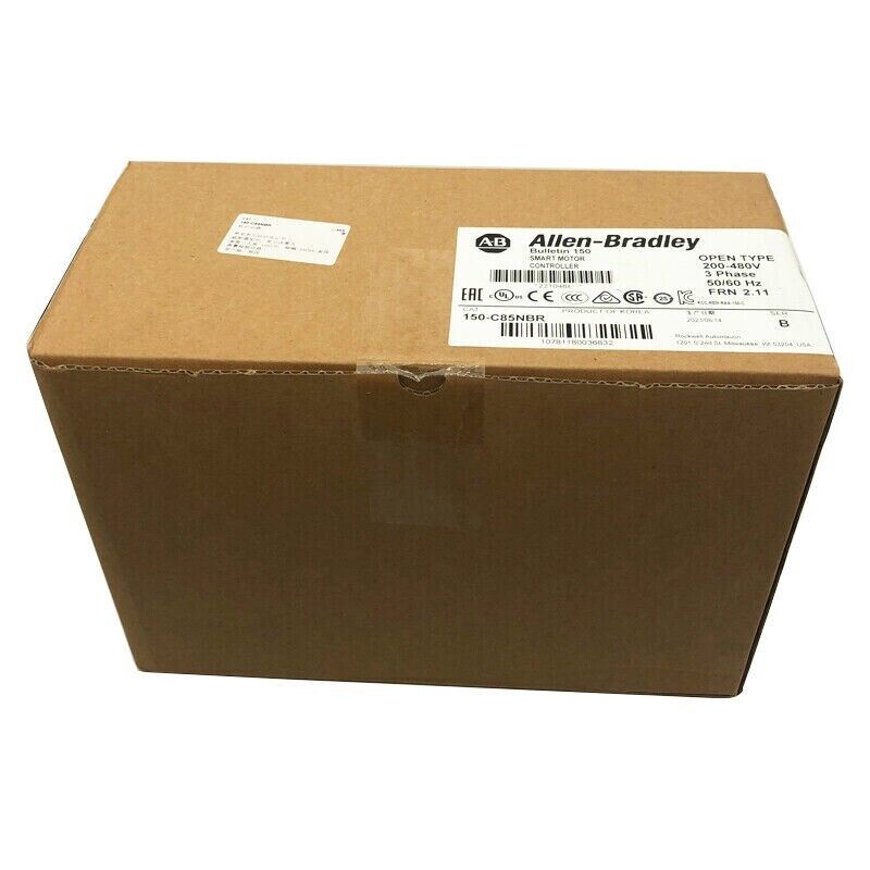 New Factory Sealed Allen-Bradley 150-C85NBR SMC Smart Motor Controller 150C85NBR DHL / UPS / FedEx