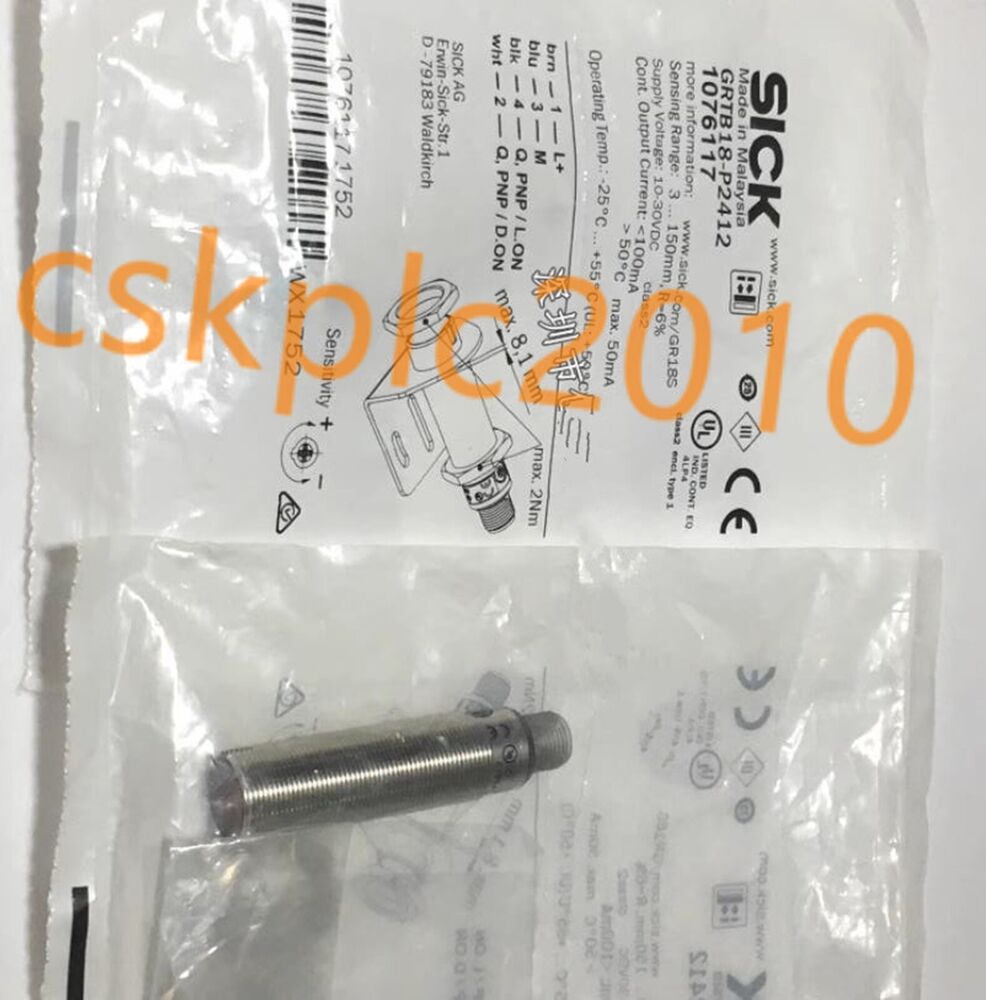 1 PCS NEW IN BOX SICK Photoelectric switch GRTB18-P2412 1076117