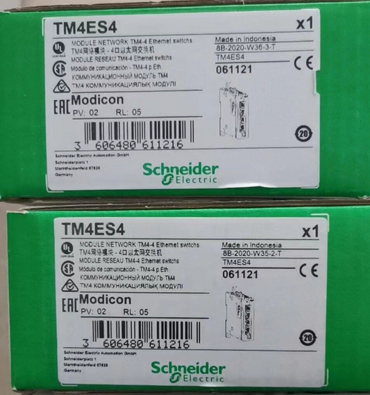 1PCS New Schneider TM4ES4 Modicon TM4 Ethernet Network Module Expedited Shipping DHL / UPS / FedEX