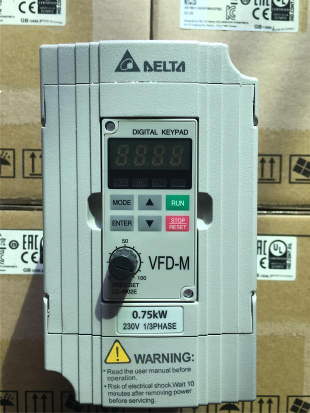 1PC New Delta VFD007M21A 0.75KW 220V Expedited Shipping DHL / UPS / FedEx