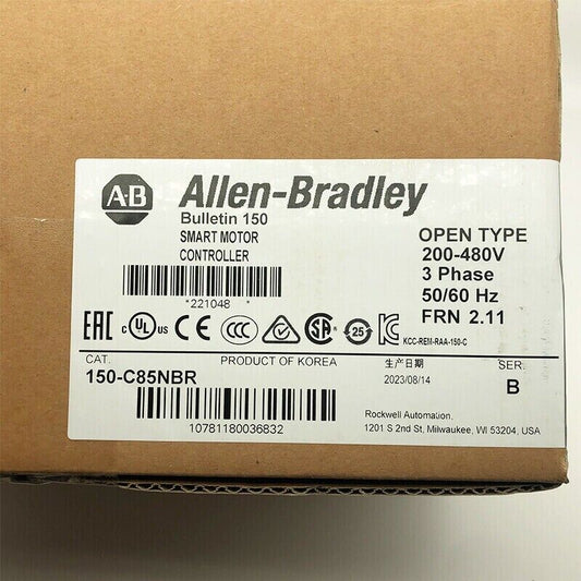 New Factory Sealed Allen-Bradley 150-C85NBR SMC Smart Motor Controller 150C85NBR DHL / UPS / FedEx