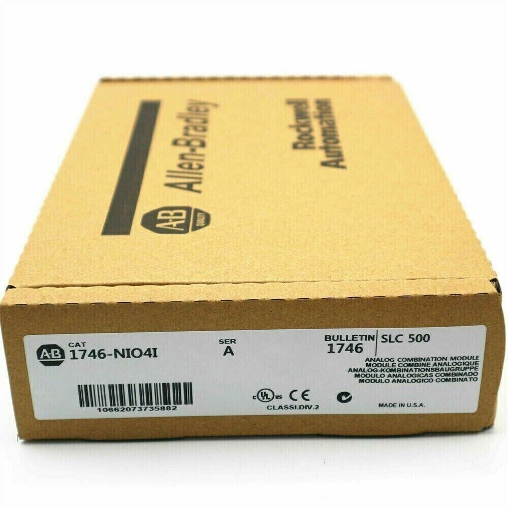 New Allen-Bradley 1746-NIO4I SER A SLC 500 Analog Output Module AB 1746-NIO4I UPS / DHL / Fedex