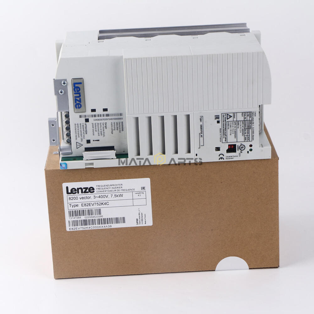 ONE New Lenze E82EV752K4C Frequency converter 7.5KW In Box