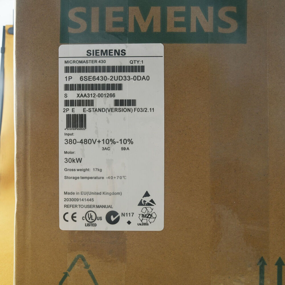 1PC Siemens 6SE6430-2UD33-0DA0 New In Box Fedex Or DHL 6SE6 430-2UD33-0DA0