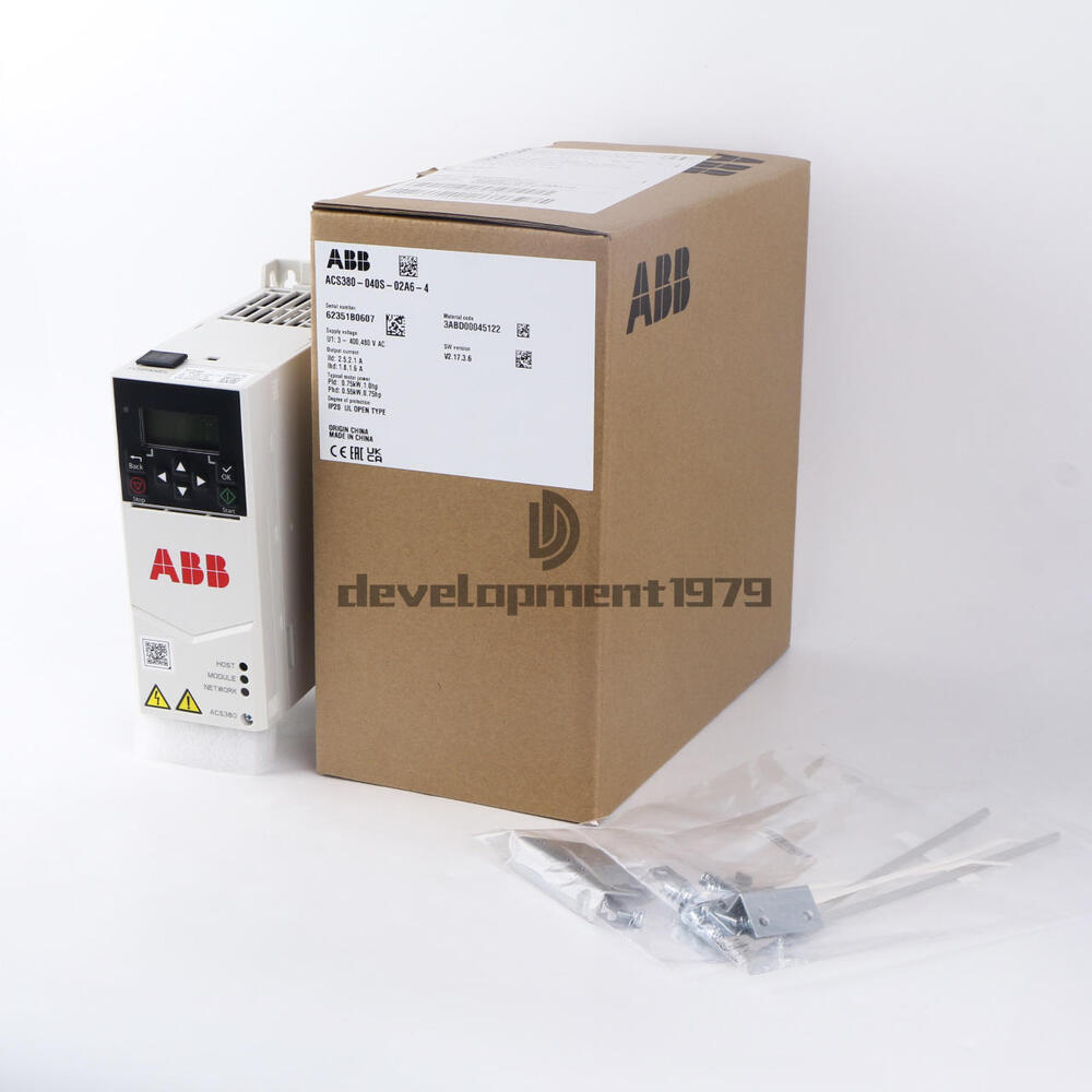 1PCS new ABB inverter ACS380-040S-02A6-4 3P 380-480V 0.75KW