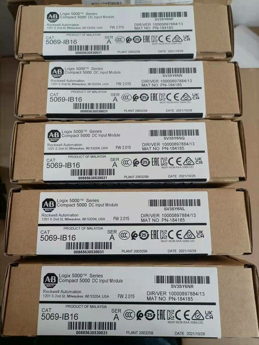 2022 New Factory Sealed AB 5069-IB16 Compact 5000 DC I/O Input Module 5069IB16 DHL / UPS / FedEx