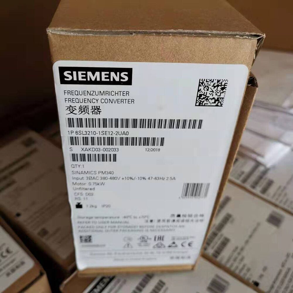 New Siemens 6SL3210-1SE12-2UA0 6SL3 210-1SE12-2UA0 converter Power Module PM340