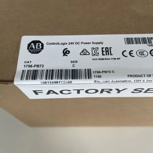 Allen-Bradley Module 1756-PB72 Fedex or DHL