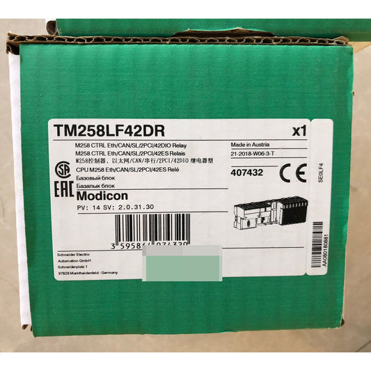 1PC New Schneider TM258LF42DR PLC Programmable Controller Expedited Shipping DHL / UPS / FedEX