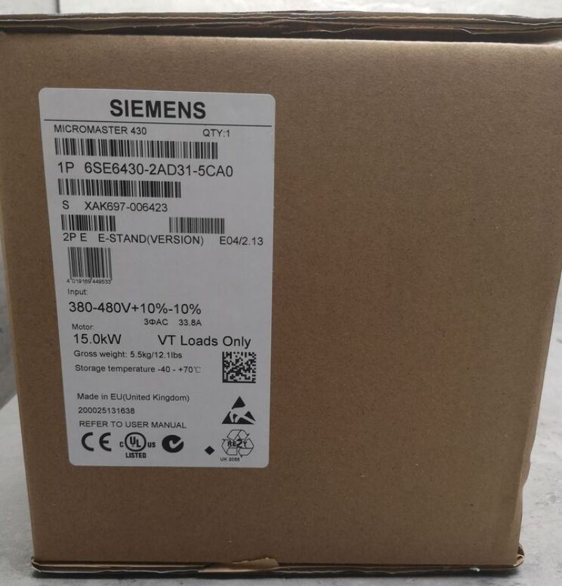 Siemens 6SE6430-2AD31-5CA0 New In Box 6SE6 430-2AD31-5CA0 Fedex / DHL