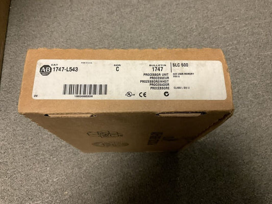 AB 1747-L543 ALLEN BRADLEY 1747-L543 SLC 500 PROCESSOR CPU PLC SERIES C SURPLUS DHL / UPS / FedEx