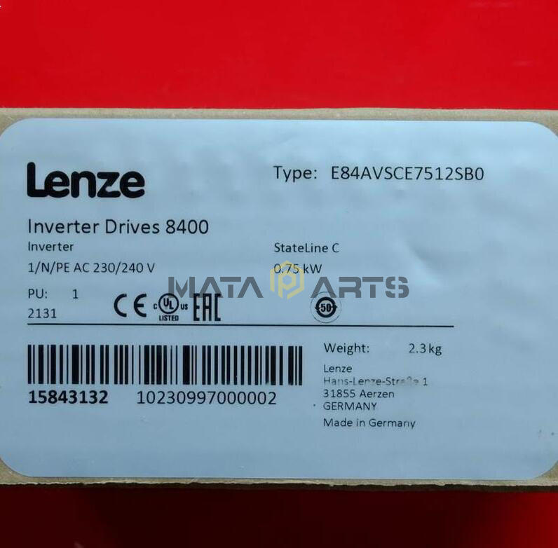 1PC Lentz frequency converter E84AVSCE7512SB0 New