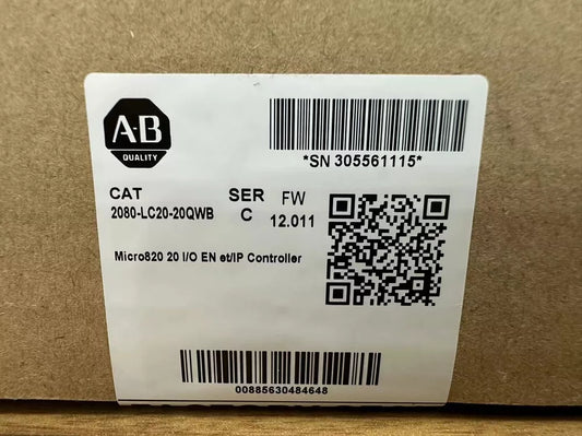 NEW Allen-Bradley 2080-LC20-20QWB Micro820 PLC Ethernet I/P Controller Sealed DHL / UPS / FedEx