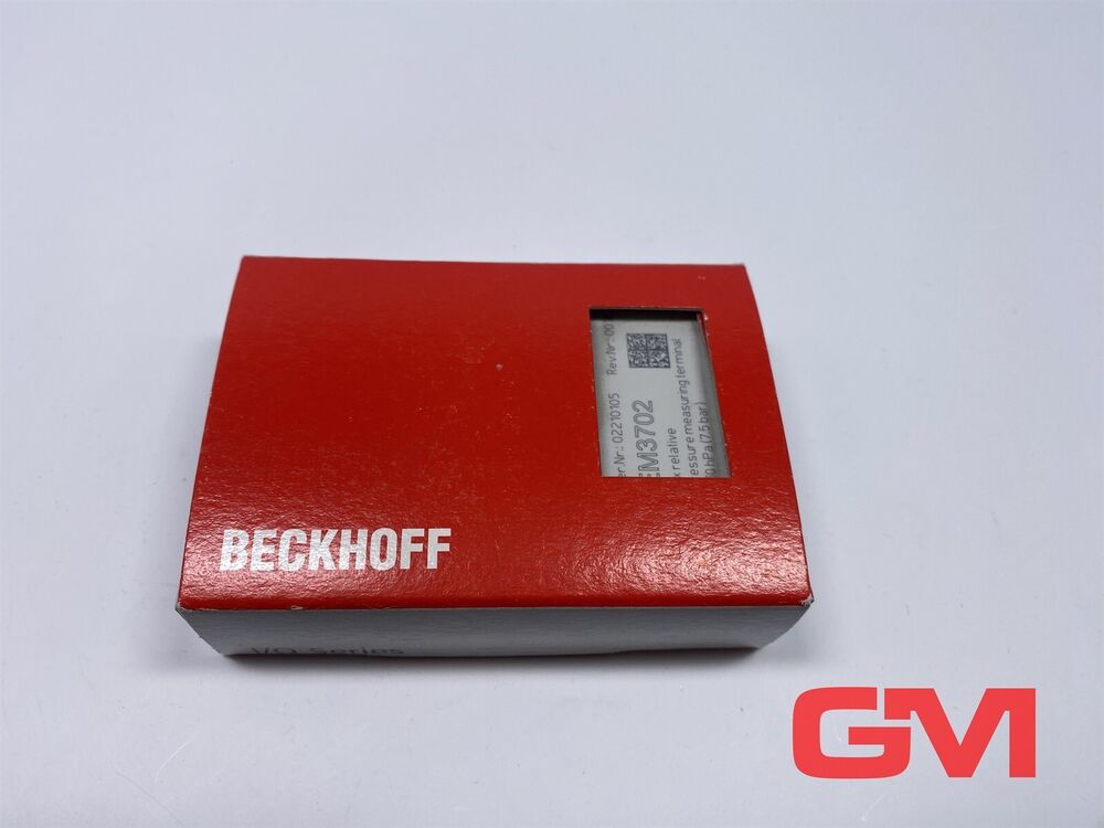 Beckhoff Analog Input Terminal EM3702 Relativdruck Ethercat