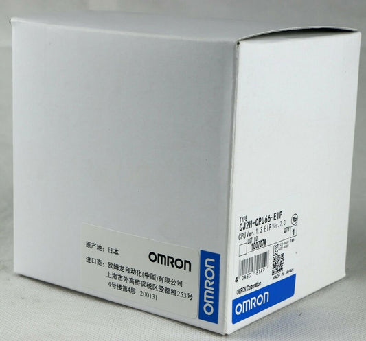 1PC OMRON PLC CJ2H-CPU66-EIP Module CJ2HCPU66EIP New In Box Expedited Shipping DHL / UPS / FedEx