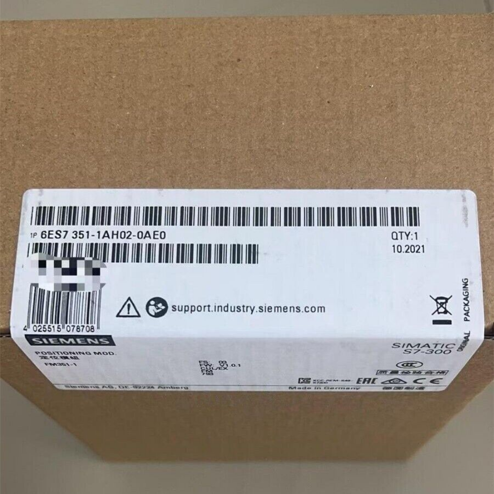 6ES7351-1AH02-0AE0 SIEMENS SIMATIC S7-300 Positioning Module FM 351Spot Goods Fedex / DHL