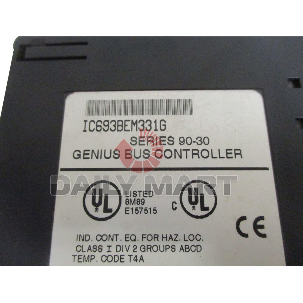 Used GE FANUC IC693BEM331G GENIUS BUS CONTROLLER