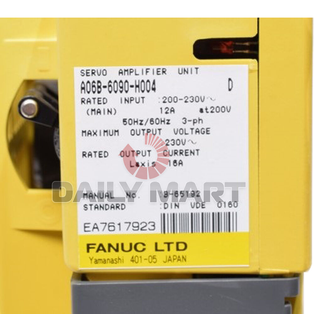 Used FANUC A06B-6090-H004