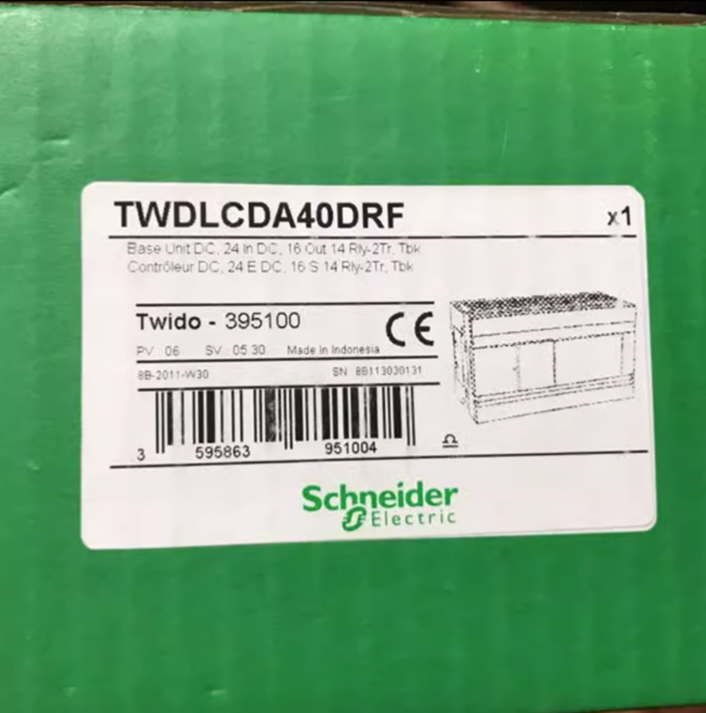 NEW Schneider TWDLCDA40DRF 40 I/O Module with Display UPS / DHL / Fedex