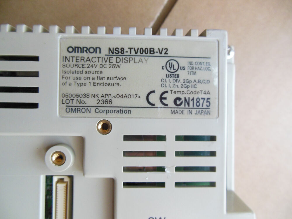 OMRON PANEL NS8-TV00B-V2 Refurbished FREE EXPEDITED SHIPPING UPS / DHL / Fedex